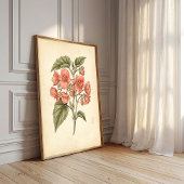 Botanische Begonia Prints - Canvas Kunst