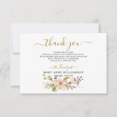 Botanische begrafenis Hartelijk dank Bedankkaart (Voorkant)