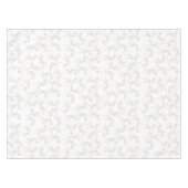 Botanische beige decoratieve lederen patroon tafelkleed (Voorkant (Horizontaal))