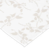 Botanische beige decoratieve lederen patroon tafelkleed (Gekanteld)