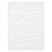 Botanische beige decoratieve lederen patroon tafelkleed (Voorkant)