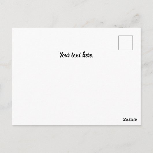 Botanische Beige Thanksgiving-diner Briefkaart (Achterkant)