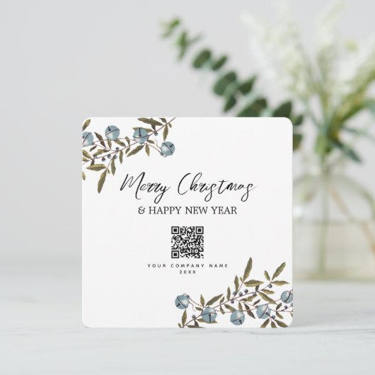Botanische Bells Holiday Corporate QR Code (Staand voorkant)