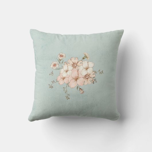  botanische benaming Baby Boy Nursery Kussen (Achterkant)