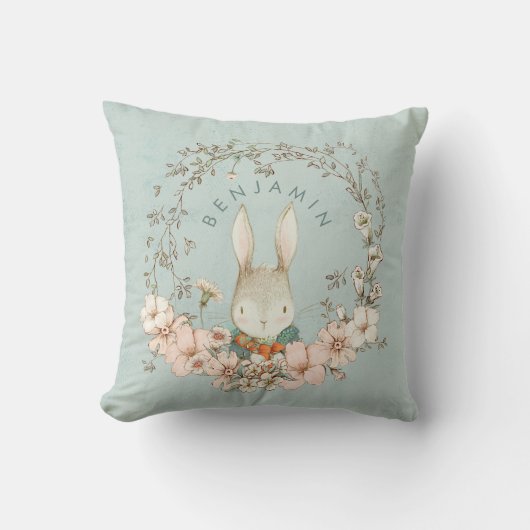  botanische benaming Baby Boy Nursery Kussen (Voorkant)