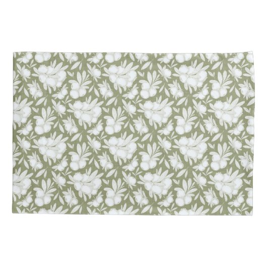 Botanische Berry Sketch Paar kussenslopen (Achterkant-Links)