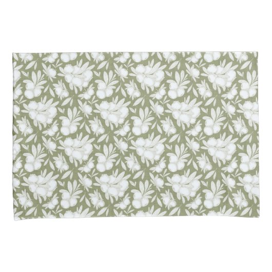 Botanische Berry Sketch Paar kussenslopen (Voorkant-Rechts)