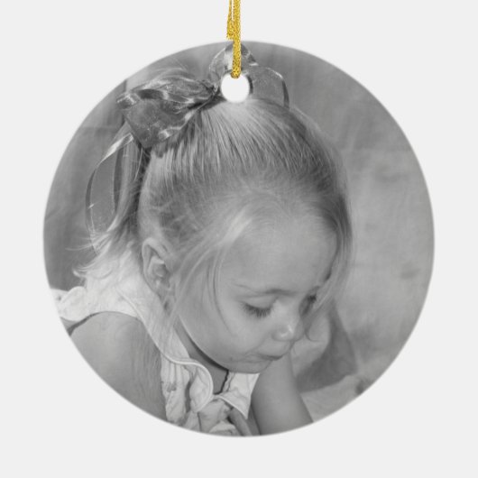 Botanische bessen Rustic Holiday Greenery Familie Keramisch Ornament (Achterkant)