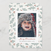 Botanische bessen Vakantie Kaart (Voorkant / Achterkant)