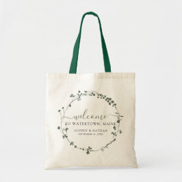 Botanische bestemming bruiloft Welkom Tote Bag