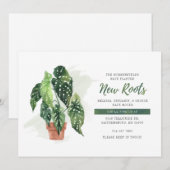 Botanische bewegende aankondiging (Voorkant / Achterkant)