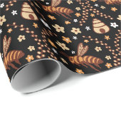 Botanische Bijen & Bijenkorven Cadeaupapier (Rol Hoek)