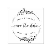 Botanische bijtende kreet bespaart de datum van he rubberstempel (Afrduk)