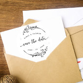 Botanische bijtende kreet bespaart de datum van he rubberstempel