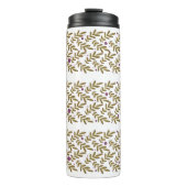 Botanische blad thermische tumbler thermosbeker (Voorkant)