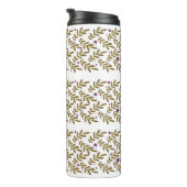 Botanische blad thermische tumbler thermosbeker (Geroteerd rechts)