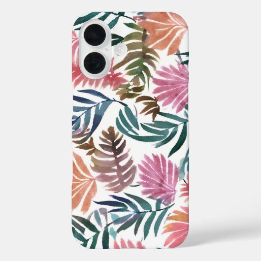 Botanische Bladeren Aquarel | Bloemrijk Kleurig Bl Case-Mate iPhone Case (Achterkant)