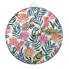 Botanische Bladeren Aquarel | Bloemrijk Kleurig Bl Dartbord