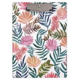 Botanische Bladeren Aquarel | Bloemrijk Kleurrijk Klembord