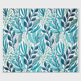 Botanische bladeren cadeaupapier