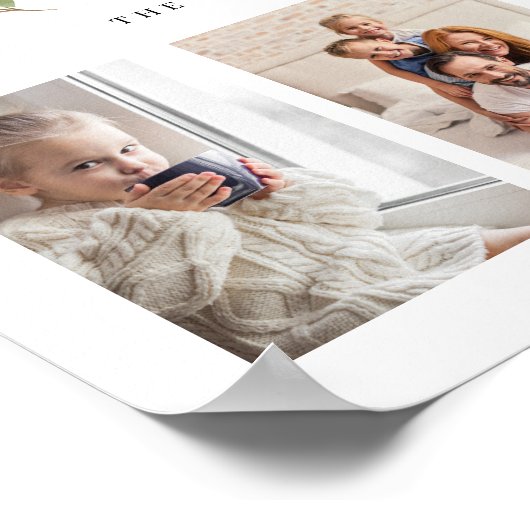 Botanische bladeren | Drie fotoserie Poster (Hoek)