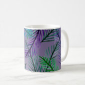 Botanische, bladeren en Paarse Mok (Voorkant rechts)