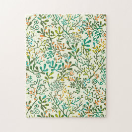 Botanische bladeren Greenery Natural Legpuzzel