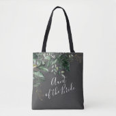 Botanische bladeren Greenery Tunt van het bruidges Tote Bag (Voorkant)
