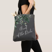 Botanische bladeren Greenery Tunt van het bruidges Tote Bag (Dichtbij)