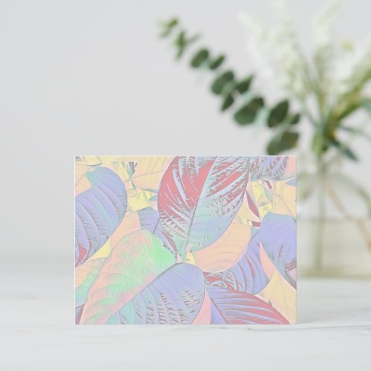 Botanische bladeren na Kaart () (Staand voorkant)