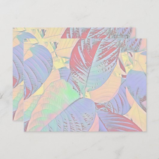 Botanische bladeren na Kaart () (Voorkant / Achterkant)