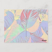 Botanische bladeren na Kaart () (Achterkant)