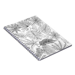 Botanische bladeren notitieboek