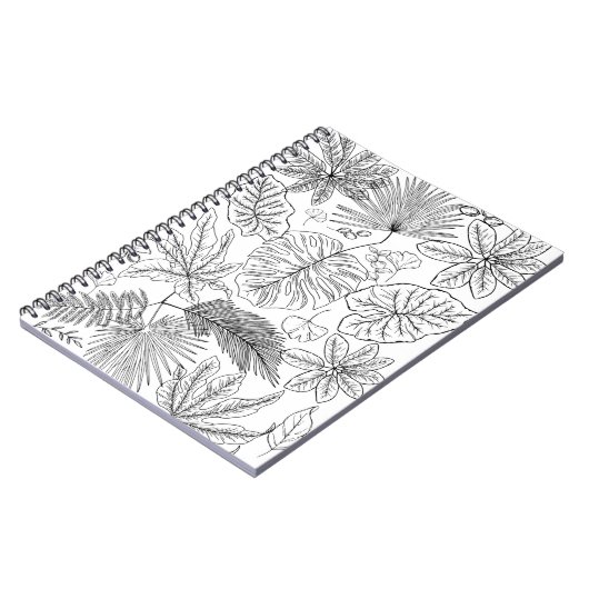 Botanische bladeren notitieboek (Linkerzijde)