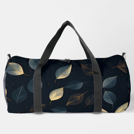 Botanische bladeren plunjezak (Achterkant)