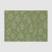 Botanische bladeren tissuepapier (Voorkant)