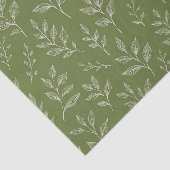 Botanische bladeren tissuepapier (Detail)