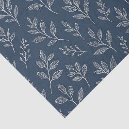 Botanische bladeren tissuepapier