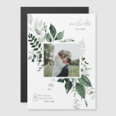 Botanische Bladerige Groene Foto Frame Bewaar de D (Voorkant / Achterkant)