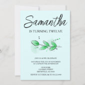 botanische bladzijde kaart (Voorkant)