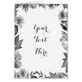  botanische (BLANK) kaart -  (Voorkant)