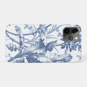 Botanische Blauw en Witte Chinoiserie Case-Mate iPhone Case (Achterkant (horizontaal))