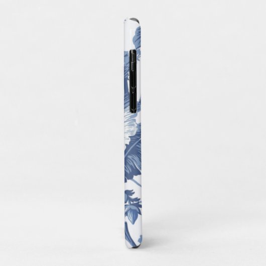 Botanische Blauw en Witte Chinoiserie Case-Mate iPhone Case (Achterkant/links)