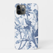 Botanische Blauw en Witte Chinoiserie Case-Mate iPhone Case (Achterkant)