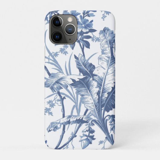 Botanische Blauw en Witte Chinoiserie Case-Mate iPhone Case (Achterkant)