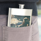  botanische blauwe kraan aanpasbaar flacon (Voorbeeld)