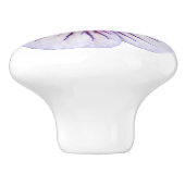 Botanische Bleke blauw-geraniumventiel op elke kle Keramische Knop (Zijkant)