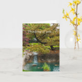 Botanische blikken denken aan je kaart (Gele Bloem)