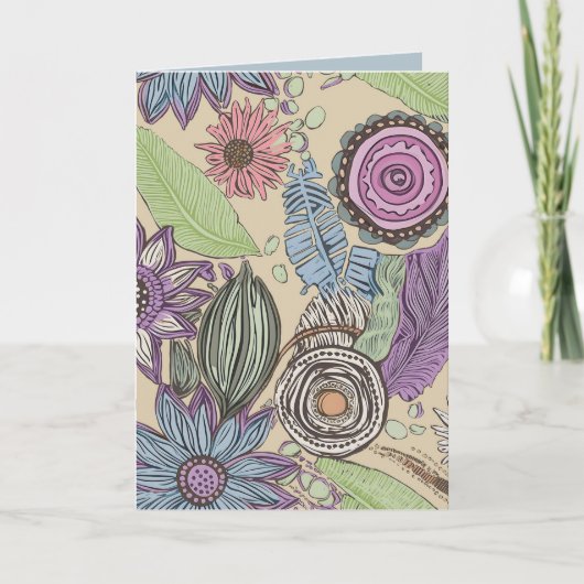 Botanische Bliss Kaart (Voorkant)
