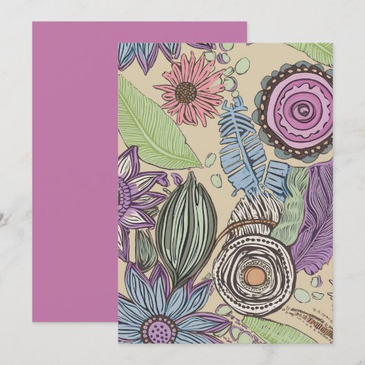 Botanische Bliss Kaart (Voorkant / Achterkant)